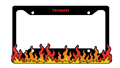 Fyrrok Flame 3D Printed License Plate Frame