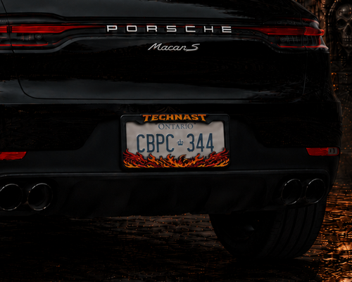 Dragon Inferno 3D Printed License Plate Frame