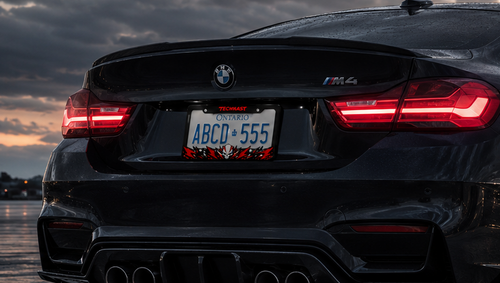 Lightning Reaper 3D Printed License Plate Frame