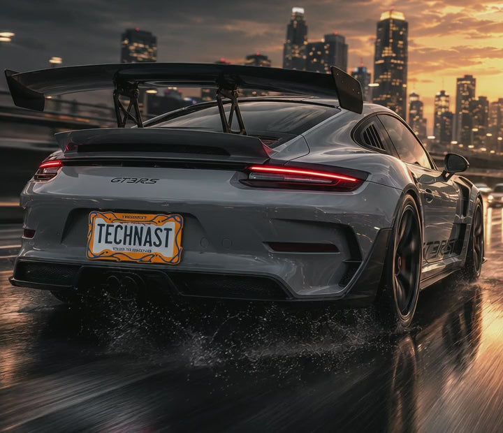 TECHNAST Signature Flow 3D printed plate frame cinematic car video