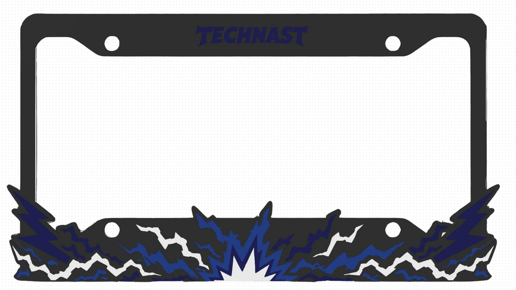 Voltara Electric 3D Printed License Plate Frame