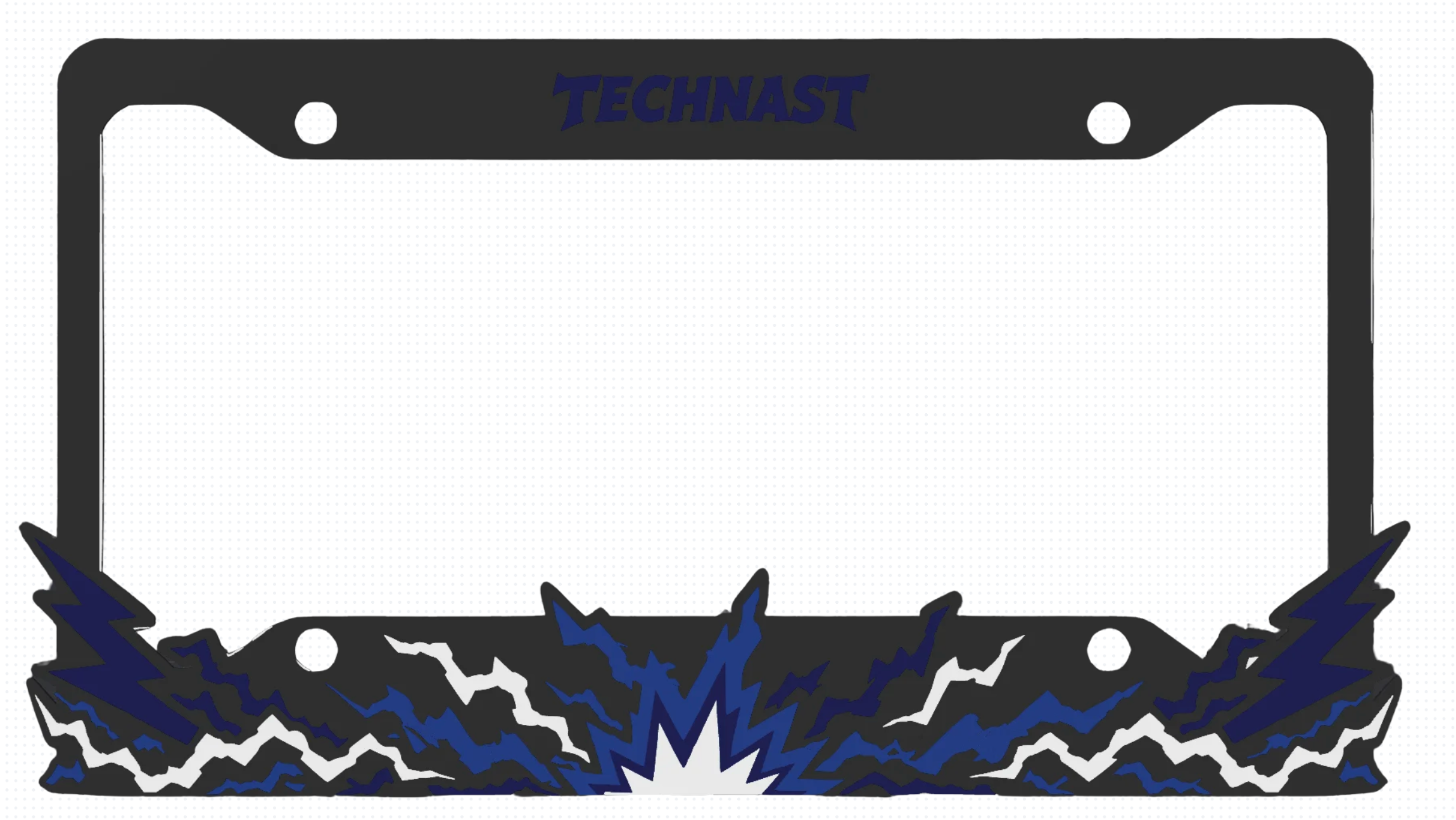 Voltara Electric 3D Printed License Plate Frame